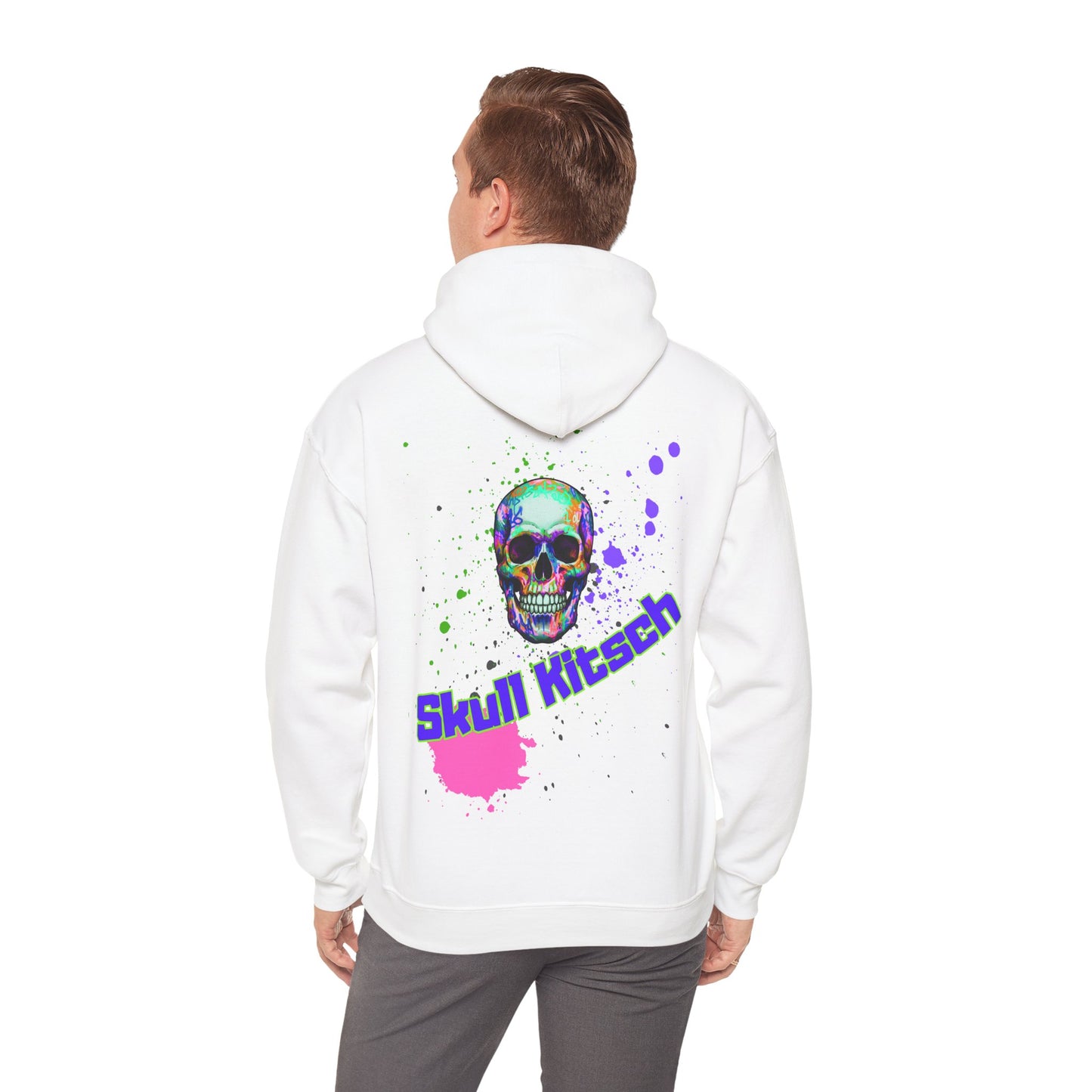 Unisex Skull Kitsch Standard Hoodie - VibesStreet
