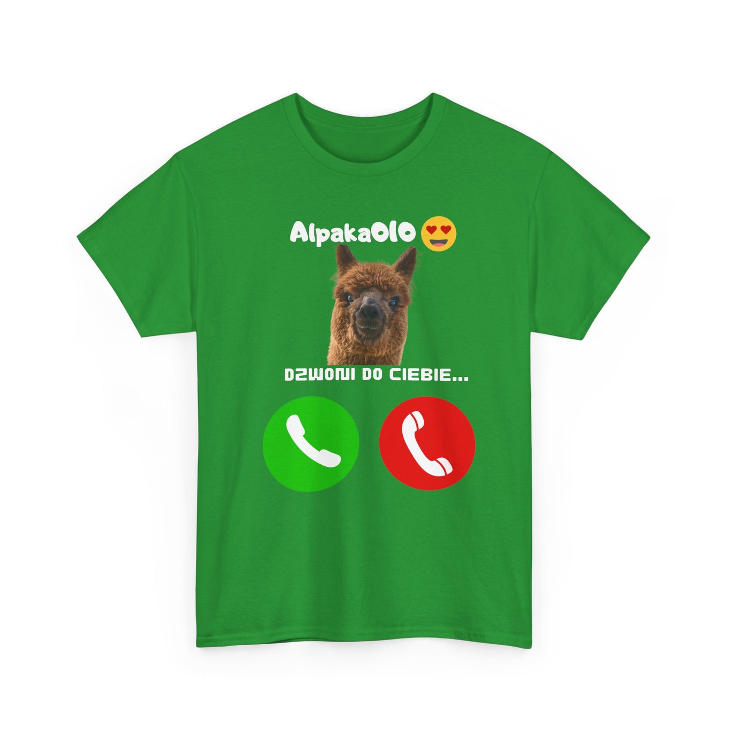 Koszulka unisex Alpaka dzwoni do Ciebie