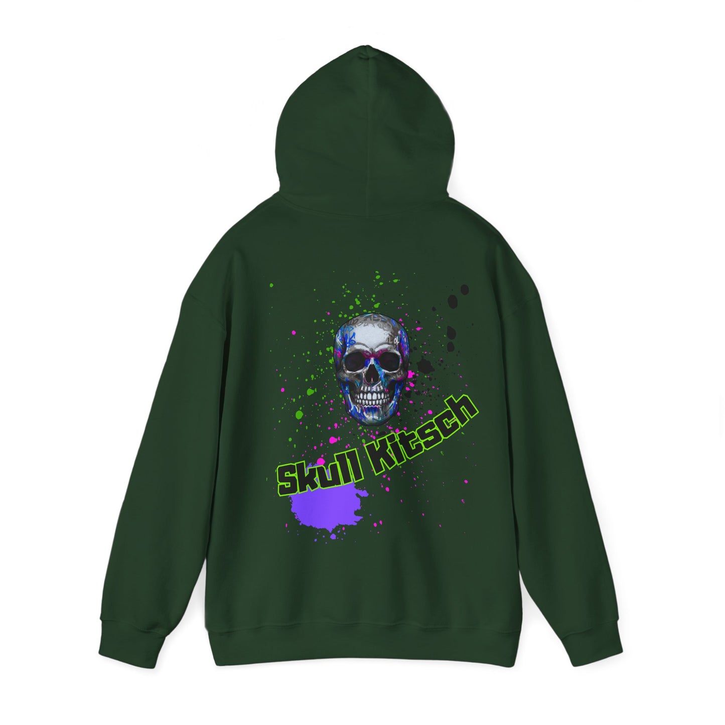 Unisex Skull Kitsch Dark-VibesStreet Hoodie