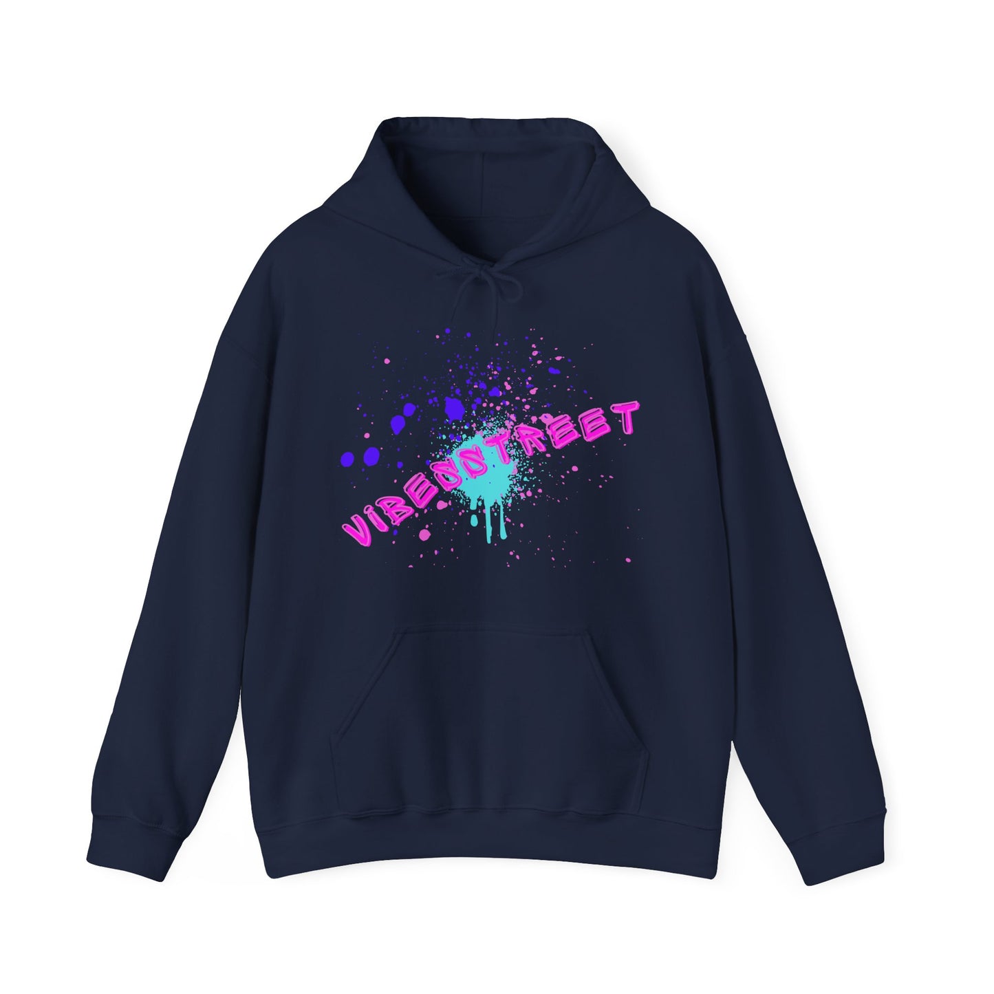 Unisex VibesStreet Spray Hoodie Pink-VibesStreet